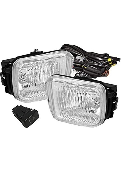Honda Civic 1996-1998 Kare Beyaz Cam Sis Lambası