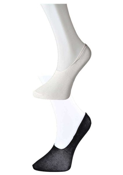 Siyah ve Beyaz Kadın Babet Çorap 3 çift fiyatları