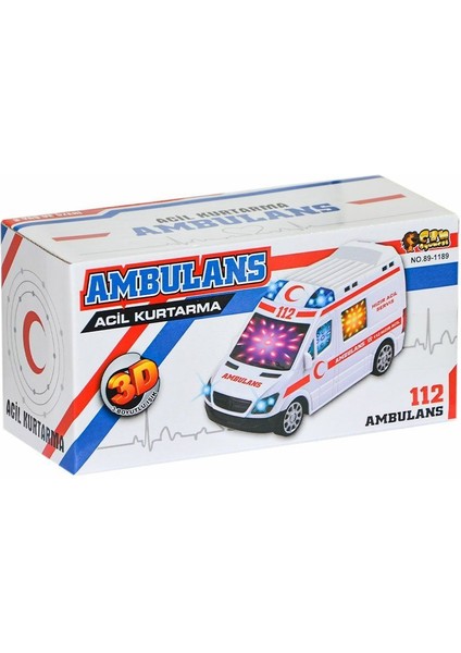 89-1189 Sesli ve Işıklı Ambulans -Can