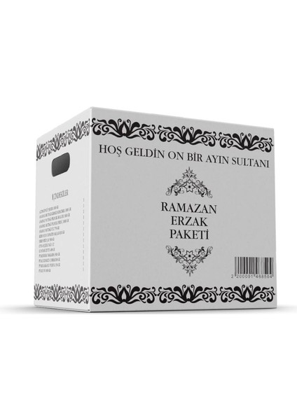 Erzak Paketi Ramazan Kumanya Kolisi 13 Parça fiyatları