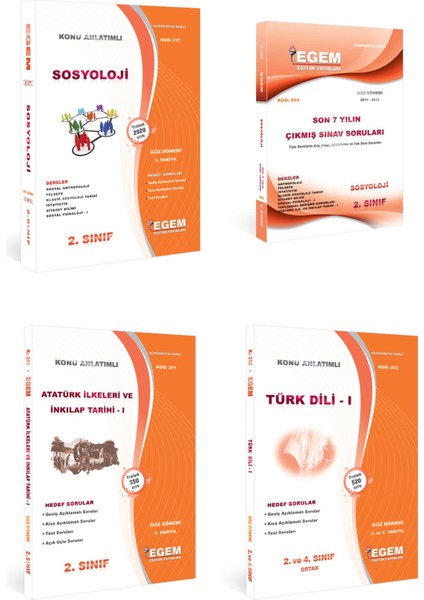AÖF Açık Öğetim Sosyoloji Güz Dönemi 2. Sınıf 3. Yarıyıl Konu Anlatımlı Soru Set ve Çıkmış