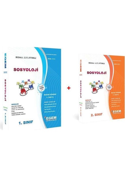 AÖF Açık Öğetim Sosyoloji 1 ve 2. Sınıf 2 ve 4 Dönem (Bahar) Konu Anlatımlı Soru Bankası