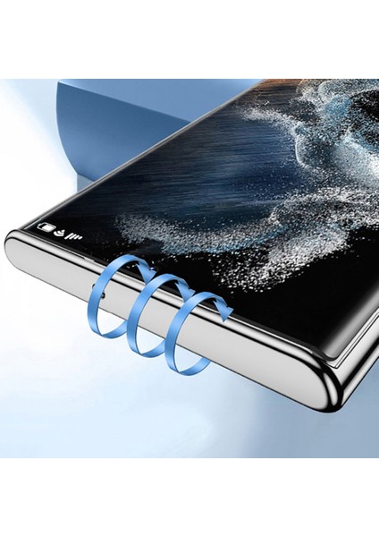 Galaxy S22 Ultra 3D Kamera ve Lens Korumalı Ultra Lüks Plating Razer Silicone Case