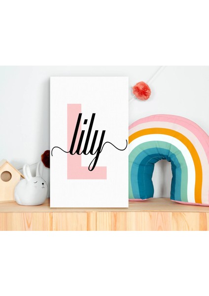 Çocuklara Özel Isimli Bebek Odası Kanvas Tablo 30X50CM, Bebek Odası Dekoru, Bebek Hediyesi, Ev Dekorasyonu-3 modelleri