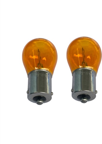 EK Tuning Ekt Cam Ampul Turuncu Tek Duy Şaşı Tırnak PY21W Sinyal 12V 93 Amber