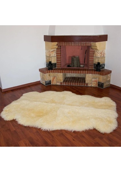 Doğal Avustralya Koyunu 4lü Kürk Halı 140 x 200 cm fiyatları