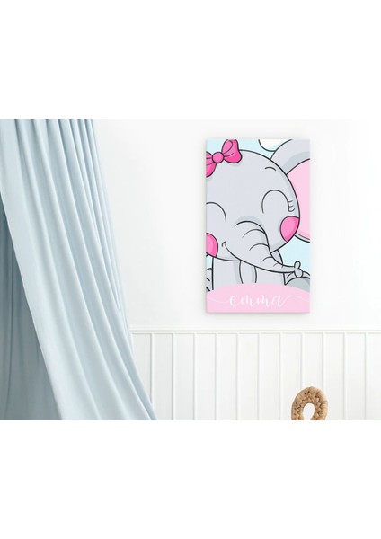 Çocuklara Özel Isimli Bebek Odası Kanvas Tablo 30X50CM, Bebek Odası Dekoru, Bebek Hediyesi, Ev Dekorasyonu-2 fiyatları