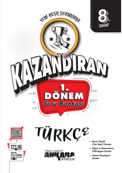 8.Sınıf LGS Kazandıran 1. Dönem Türkçe Soru Bankası