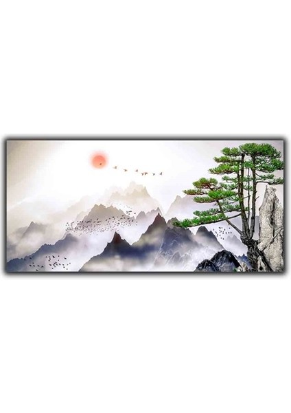 Dağ Manzarası Kanvas Tablo