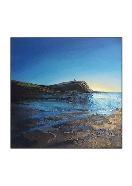 Saklı Koy Yağlı Boya Dokulu Tablo