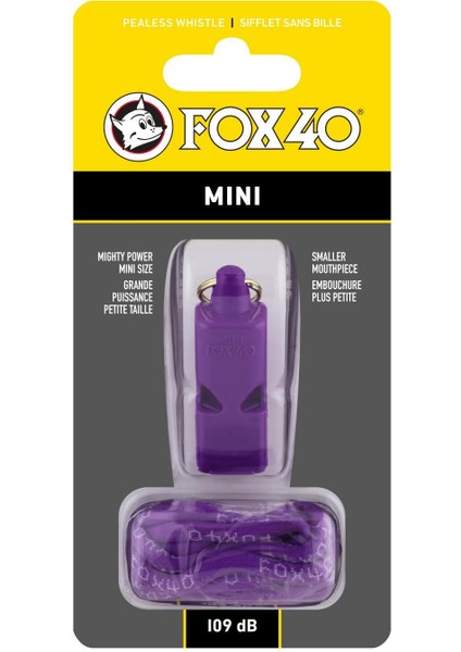 Fox 40 Mini Safety Düdük Mor - Ipli 9803-0808