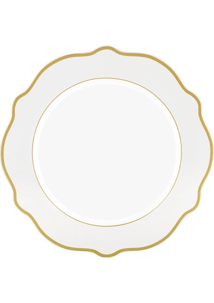 Jaswely Servis Tabağı 6 Parça Beyaz 27 cm