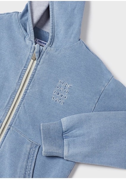 Erkek Çocuk Kapüşonlu Ceket Mavi 3455 modelleri