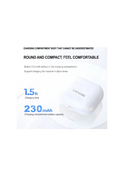 LP40 Livepods Tws Bluetooth 5.0 Siyah Kablosuz Kulaklık Beyaz