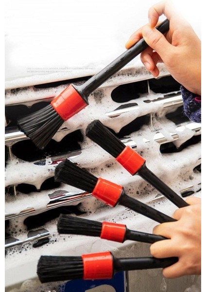 Detail Dash Brush Oto Detay Fırçası Seti 5 'li Kaliteli Detaylı Farklı Boyutlarda Fırça Seti