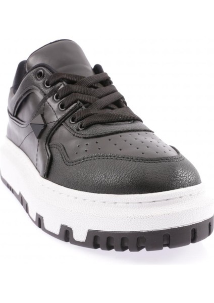 020-22K Kadin Kalin Taban Bağcikli Dikiş Detayli Sneakers Ayakkabi fiyatları