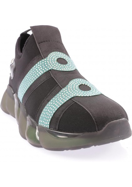 310 Kadin Kalin Taban Silver Taşli Sneakers Ayakkabi fiyatları