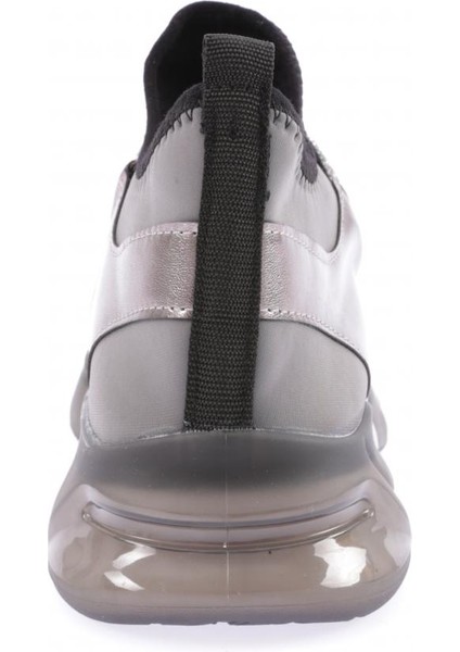104-23Y Kadin Strech Detayli Silver Taş Bantli Sneakers Ayakkabi fırsatları