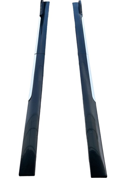 Unıversal Flaplı 8 Parça Marşpiyel Lipi Kulaklı Piano Black (Beyaz-Mavi-Sarı)