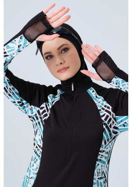 Performans Uzun Kollu Tesettür Mayo modelleri