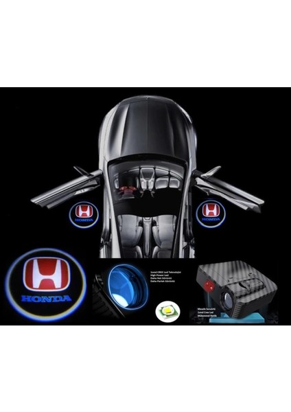 Honda Pill Kapı Altı LED Hayalet Logo Mesafe Sensörlü 2 Adet