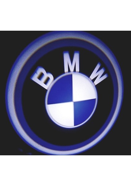 Oto Çizgi Bmw Araçlar Için Pilli Yapıştırmalı Kapı Altı LED Logo