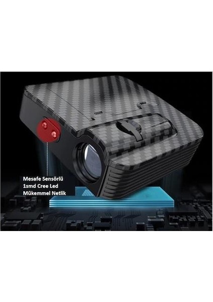 Oto Çizgi Bmw Araçlar Için Pilli Yapıştırmalı Kapı Altı LED Logo indirimleri