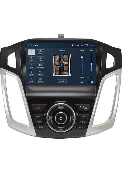 Ford Focus 3 Android 2gb Ram 32GB Rom Carplay Android Multimedya