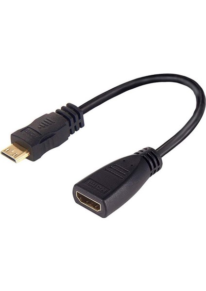 Kablolu Mini HDMI HDMI Çevirici 15 cm Mini HDMI Erkek HDMI Dişi fiyatları