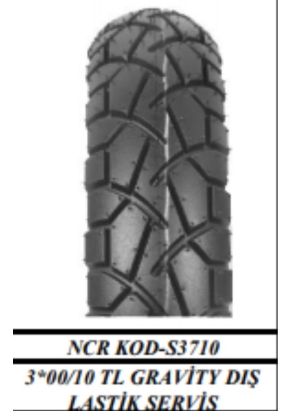 Dış 3*00*10 Gravity Servis Tubeless
