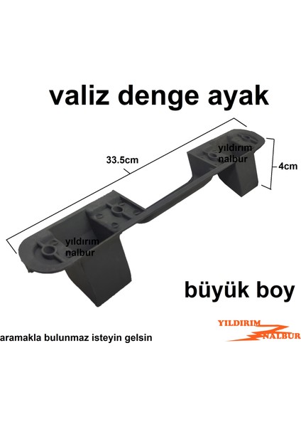 Valiz Denge Ayağı Büyük Boy Bavul Sabitleme Ayak