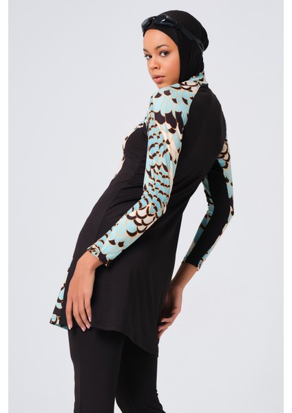 Vadi Dikiş Süslemeli Tesettür Mayo fiyatları