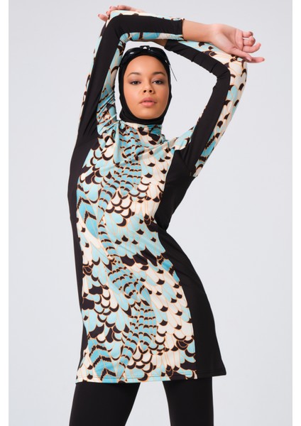 Vadi Dikiş Süslemeli Tesettür Mayo fırsatları