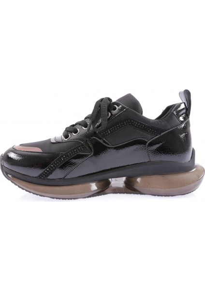 1064-23Y Kadin Kalin Taban Silver Taşli Sneakers Ayakkabi modelleri