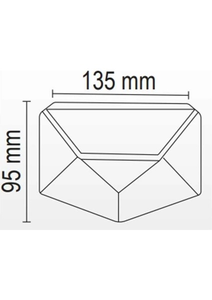 FL-3227 40W 3200K Günışığı Solar Sensörlü Duvar Apliği