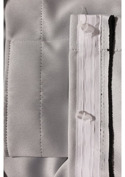 Gri Black Out Karartma Projeksiyon Yatak Odası 1-2 Seyrek Pile Tek Kanat Perde fiyatları