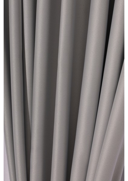 Gri Black Out Karartma Projeksiyon Yatak Odası 1-2 Seyrek Pile Tek Kanat Perde fırsatları