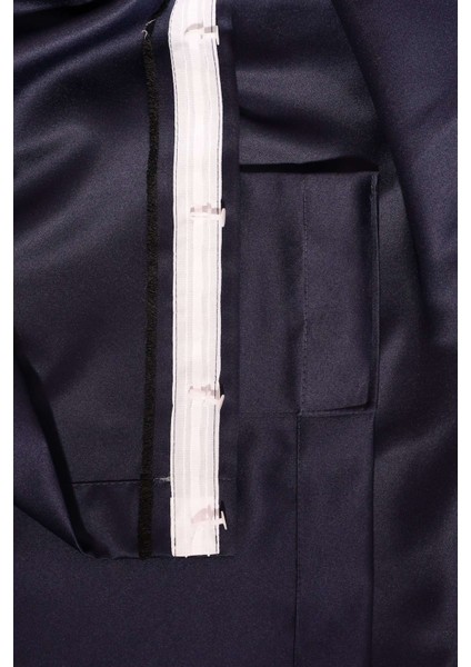 Lacivert Black Out Karartma Projeksiyon Yatak Odası Pilesiz Tek Kanat Perde modelleri