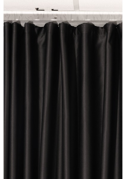 Siyah Black Out Karartma Projeksiyon Yatak Odası Pilesiz Tek Kanat Perde indirimleri