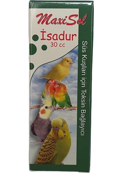 Isadur Süs Kuşları Için Ishal Giderici 30 cc