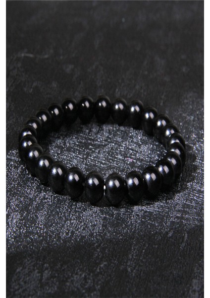 Sertifikalı 3'lü Doğal Taş Bileklik ( Pembe Kuvars - Rodonit - Siyah Oniks ) fırsatları