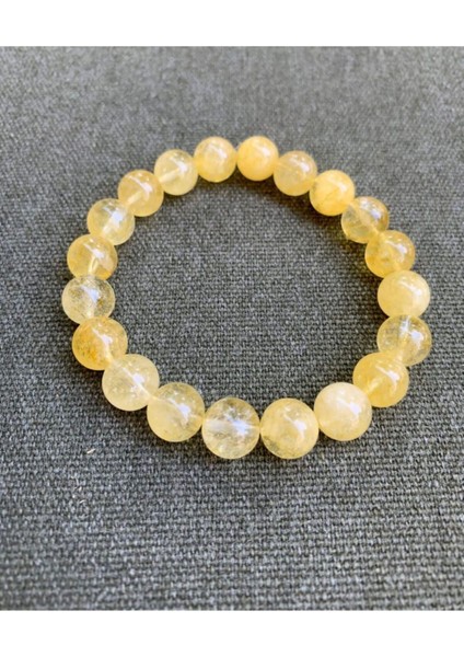 Sertifikalı Sitrin Bileklik