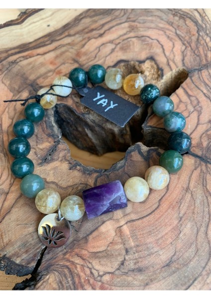 Sertifikalı Burç Bilekliği ( Geleneksel Doğum Taşları Yay Burcu Bilekliği)