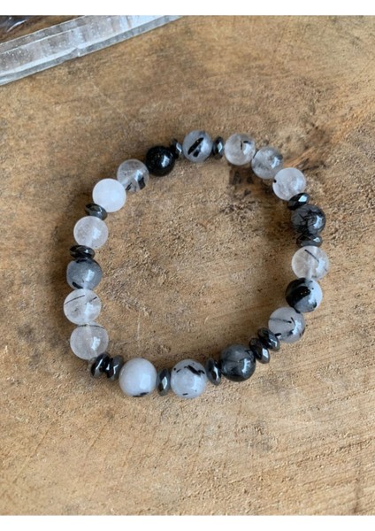 Sertifikalı Rutil Kuvars Bileklik