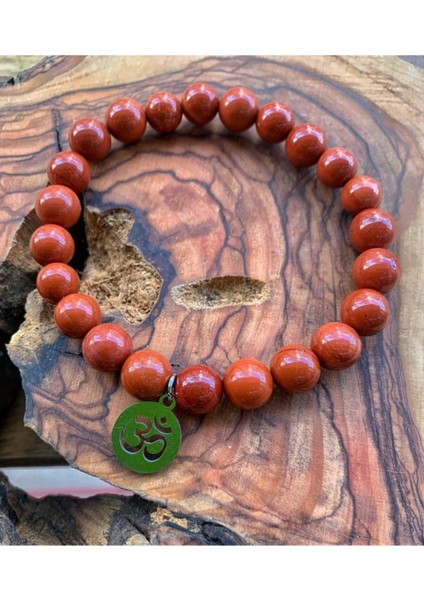 Sertifikalı Kırmızı Jasper Bileklik