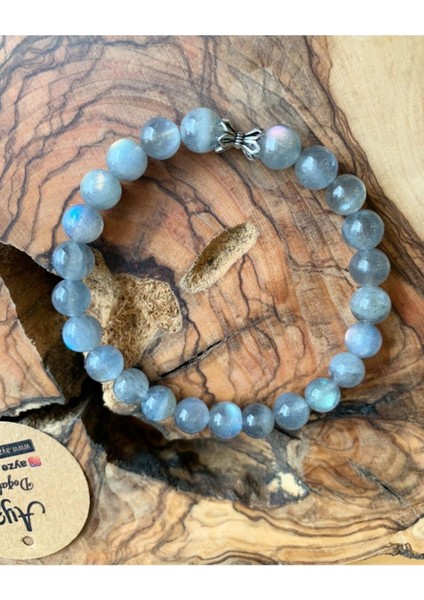 Sertifikalı Gümüş Malzemeli Labradorit Bileklik