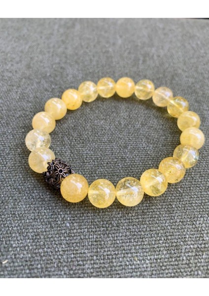 Sertifikalı Sitrin Bileklik