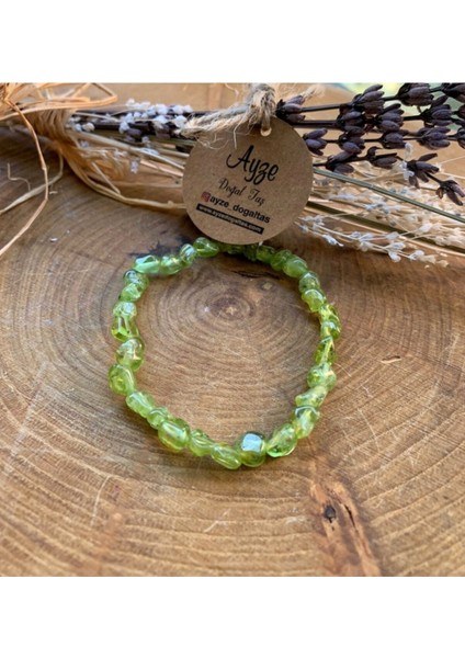 Sertifikalı Kırık Taş Zeberced Bileklik