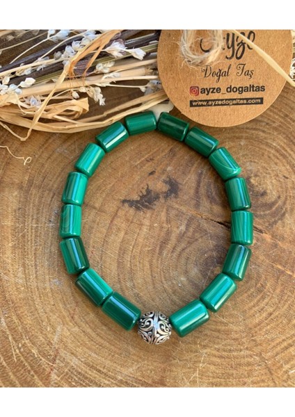 Sertifikalı Malahit Bileklik