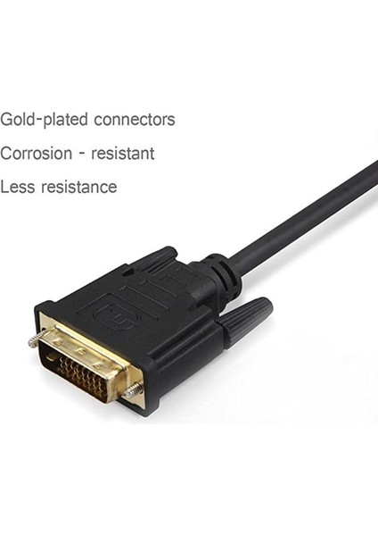 5 Metre 24+1 DVI VGA Kablo